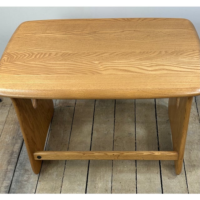 Set of vintage nesting tables by Ercol, specialists in bentwood since the 1920s (Made in England). Made of solid elm,...