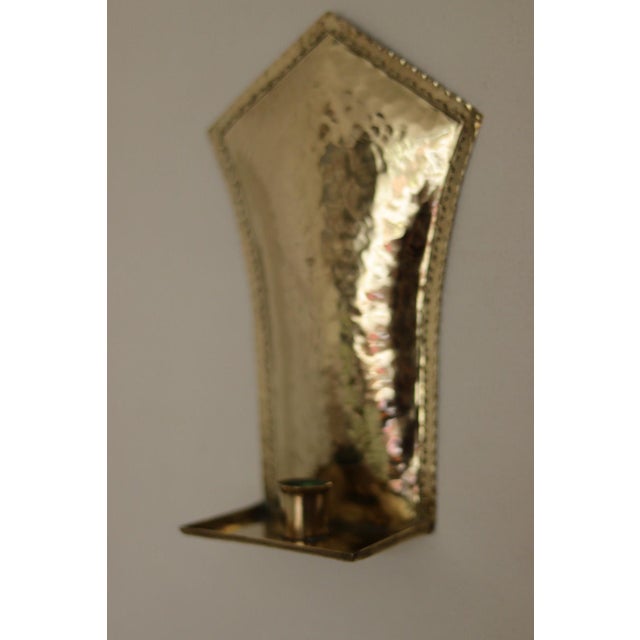 Mid-Century Modern Swedish Brass Sconces, Set of 2 For Sale - Image 11 of 18