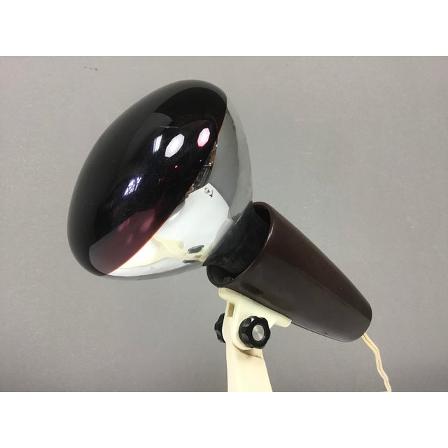 Brown Space Age Theratherm Table Lamp from Osram, 1950s For Sale - Image 8 of 11