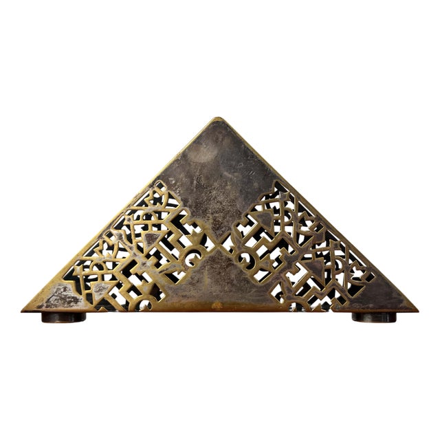 Art Deco Metal Napkin Holder from Quist For Sale