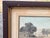 European School 19th C. Drawing in Original Framing - River Landscape For Sale - Image 4 of 9