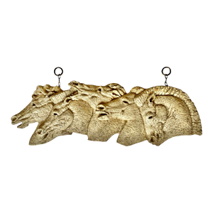 1960s Modern Relief of Etruscan Horses by Harold Studios, Inc