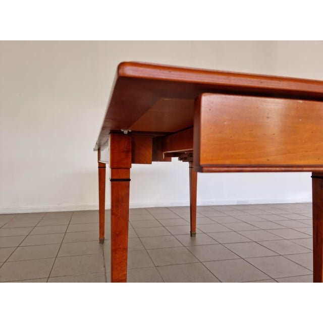 Mid-Century Modern Scandinavian Extra Large Extendable Dining Table For Sale - Image 10 of 13