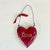 American 1980s Vintage Boho Chic Arts & Crafts Valentine Be Mine Door Knob Hanger. For Sale - Image 3 of 7