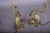 Hollywood Regency Art Deco Gilt Bronze Sculpted Crane Table Lamps with Branch and Leaf Stems, Europe, 1930s, Set of 2 For Sale - Image 3 of 17
