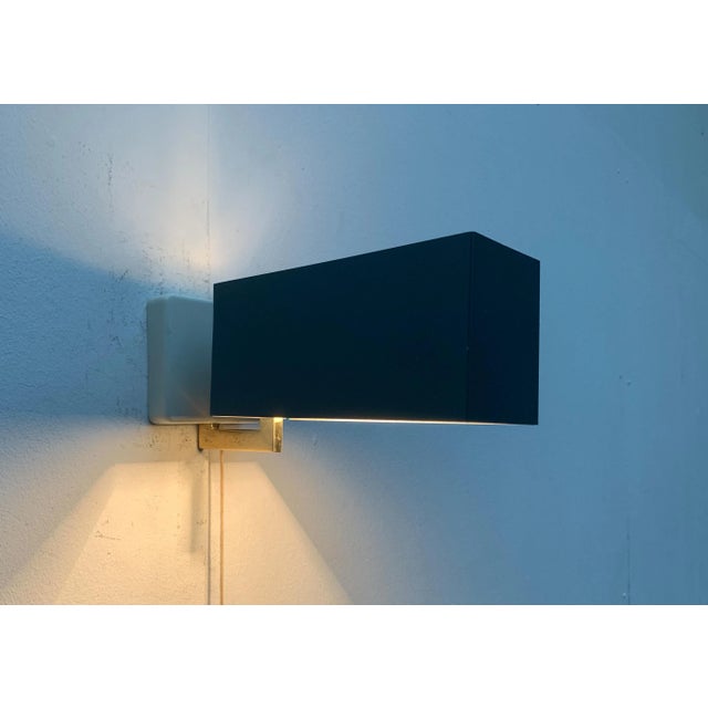 Mid-Century German Minimalist Wall Lamp from Kaiser Leuchten For Sale - Image 6 of 18