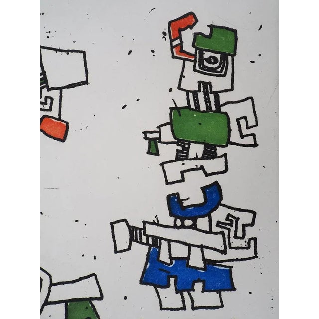 Jacques Soisson, Vagabond Elements, Original Signed Engraving For Sale - Image 4 of 6