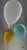 Blue Balloon Wall Lights by Yves Christin for Bilumen, Italy, 1980s, Set of 3 For Sale - Image 8 of 8