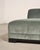 Modern Sage Green Mohair Chaise Longue Daybed on Ebonized Base For Sale - Image 15 of 18