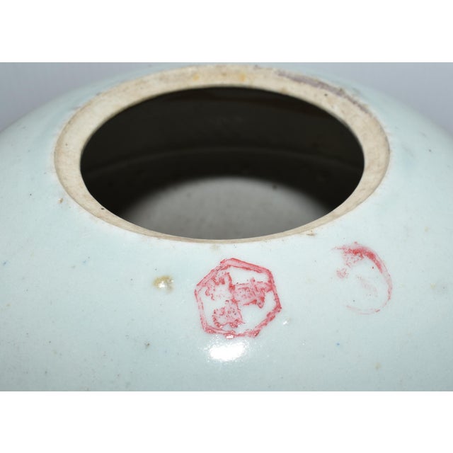 Blue Pair Late 19th Century Chinese Ching Qing Dynasty Porcelain Vases Bird Flower Motif For Sale - Image 8 of 12