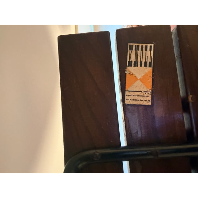 Mid-Century Modern Mid Century Slat Bench by Harry Bertoia for Knoll Associates, 1950s For Sale - Image 3 of 9