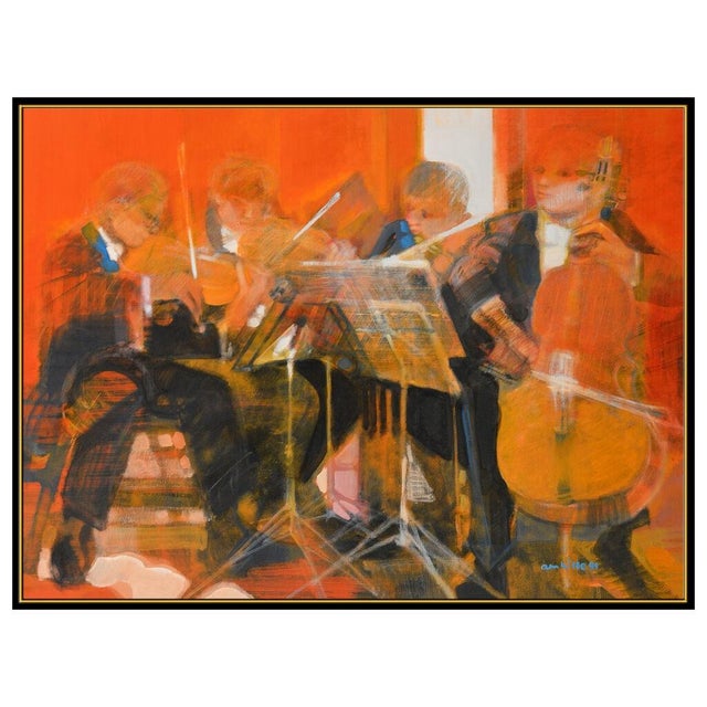 Figurative 1990s Quatuor Rouge, Paul Ambille For Sale - Image 3 of 5