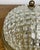 Vintage French Brass Ceiling Lamp in Glass For Sale - Image 10 of 16