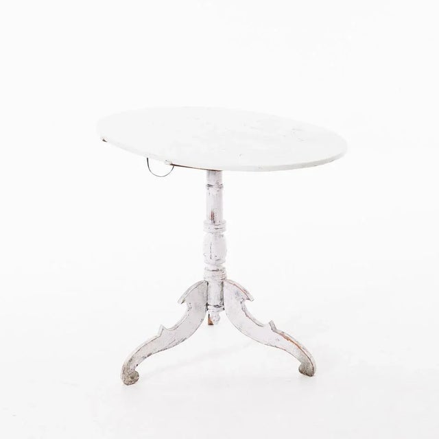 Gustavian Folding Table, 1850s For Sale - Image 4 of 4