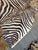 5ft 1in × 5ft 8in Zebra Printed Hair on Hide Area Rug For Sale In San Francisco - Image 6 of 12