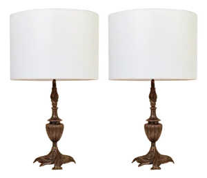 Early 20th Century Grand Tour Table Lamps, Italy, Set of 2