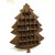 Hand Crafted Antique Wood Christmas Tree Wall Display for Miniatures For Sale In Portland, ME - Image 6 of 11