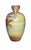 Antique Japanese Large Floral Double-Handled Art Pottery Vase Nippon Style For Sale - Image 4 of 7