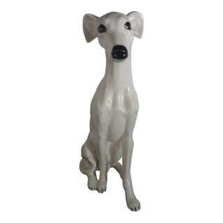 Vintage Porcelain Whippet For Sale