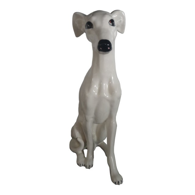 Vintage Porcelain Whippet For Sale