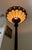 1970s Dale Tiffany Inc Stained Glass Floor Lamp Antique Bronze Base Signed 67in For Sale - Image 5 of 9