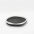 R & Y Augousti Bowl in Black Shagreen With Stainless Steel Details by R&y Augousti For Sale - Image 4 of 12