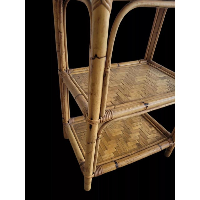 Vintage Shelf in Bamboo For Sale - Image 6 of 10