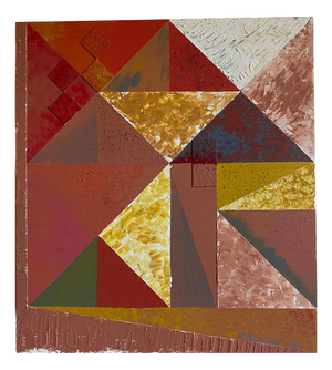 Mascia Meccani, Triangolazioni Quattro, Mixed Media