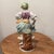 Early 20th Century Early 20th Century Italian Hand Painted Pheasant Woman Large Porcelain Sculpture/ Figurine For Sale - Image 5 of 13
