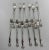 Victorian Vintage Rogers 1847 Hollow Grape Pattern, Silverplate Cocktail Forks- Set of 12 For Sale - Image 3 of 13