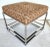 Metal MCM Michael Weiss Larkin Ottoman For Sale - Image 7 of 11