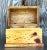 Vintage Domed Knotty Pine Storage Box For Sale - Image 4 of 9