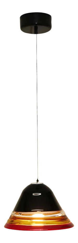 Mid-Century Modern Murano Glass Pendant Lamp