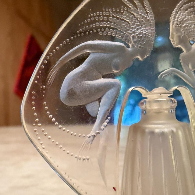 Lalique Ondines Perfume Bottle, Designed by Marie-Claude Lalique For Sale - Image 12 of 18
