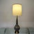 1960’s Mid-Century Modern Brutalist Ceramic & Brass Table Lamp For Sale - Image 10 of 12