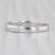 0.18ctw Diamond Wedding Band 14k White Gold Size 8 Stackable Anniversary Ring For Sale - Image 4 of 8