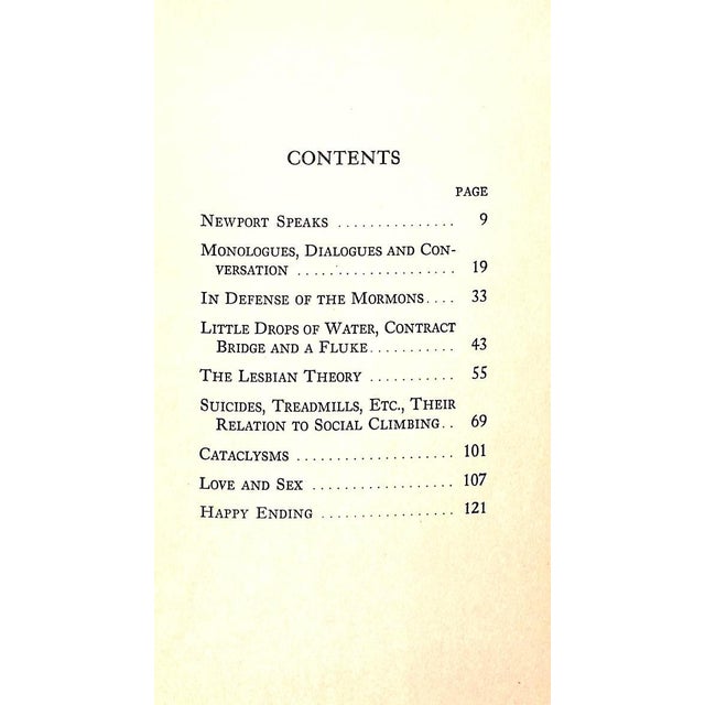 Paper "The Art of Social Climbing" 1933 Du Berry, Felix For Sale - Image 7 of 7