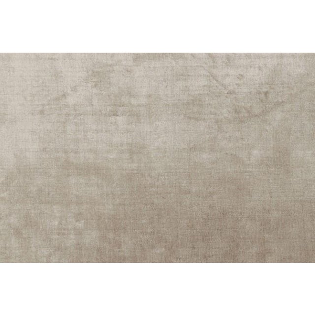 Contemporary Rug & Kilim’s Oversized Contemporary Textural Solid Rug in Beige Tones - 12x19 For Sale - Image 3 of 7