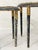 Early 20th Century French Louis XVI Style Painted Giltwood Marble Top Guéridon Tables, Set of 2 For Sale - Image 17 of 18