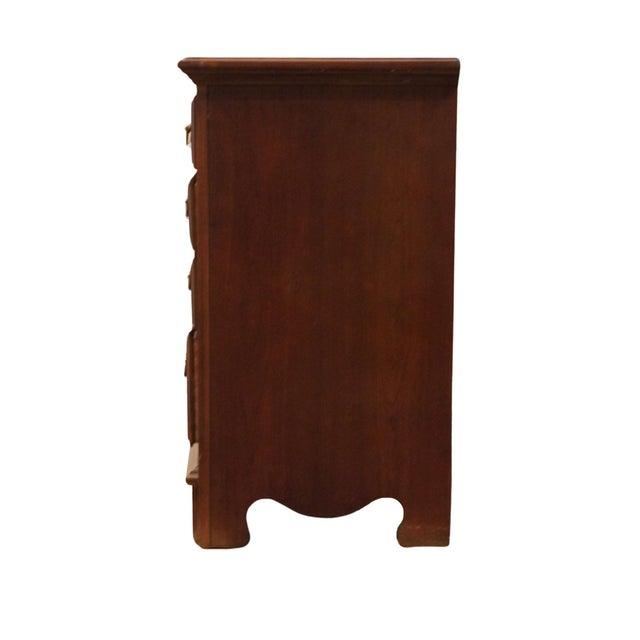 Brown Thomasville Furniture Winston Court Solid Cherry Traditional Style 70" Triple Door Dresser 20611-140 For Sale - Image 8 of 12