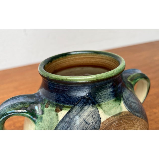 Mid-Century German Studio Pottery Vase, 1960s, in Very Good conditions. Designed 1960 to 1969