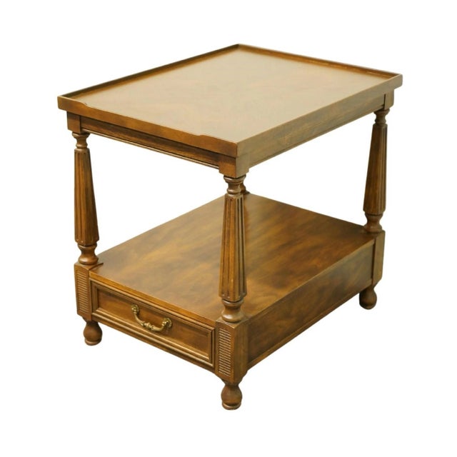 Drexel Furniture Italian Provincial 20x26" Accent End Table 596-338-3 For Sale - Image 13 of 13