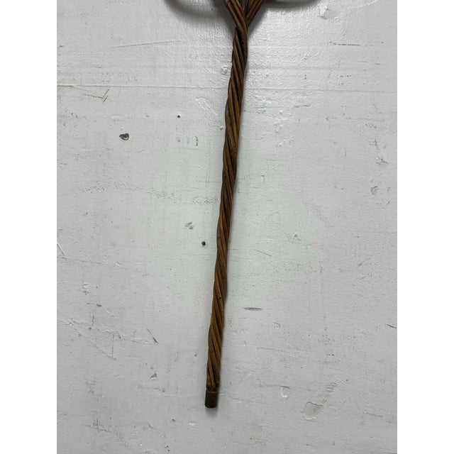 Celtic Design Rattan Rug Beater, Vintage For Sale - Image 11 of 12