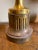 Brass Gilt Metal Urns With Jewels and Swags Table Lamps - a Pair For Sale - Image 8 of 11