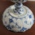 1969–73 Royal Copenhagen Blue Fluted Full Lace Porcelain Footed Compote No. 1/1020 For Sale In Raleigh - Image 6 of 9