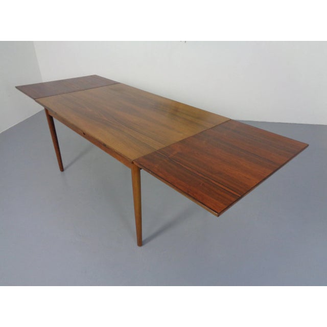 Rosewood Extendable Dining Table, Denmark, 1960s For Sale - Image 6 of 18
