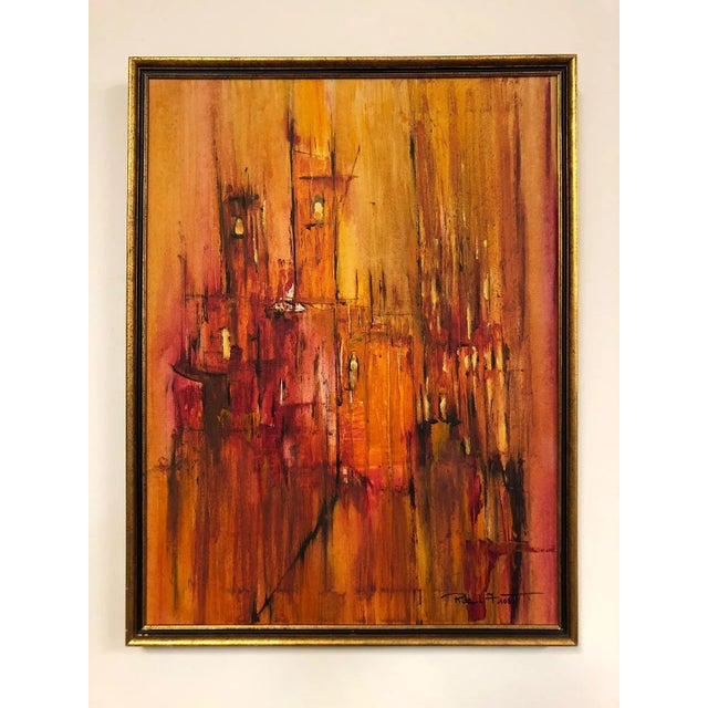 Rita Frost Abstract Mid Century Painting For Sale - Image 10 of 10