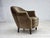 Brown Danish Armchair in Green Furniture Velour, 1960s For Sale - Image 8 of 18