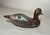 Folk Art Vintage 1983 Hand Carved Wood Clarence Bauer Miniature Duck Decoy Sculpture For Sale - Image 3 of 9