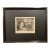 Circa 1960s Tony Mafia Jewish Etching Artist Proof Signed Judaica Art Framed For Sale